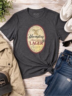 Yuengling Traditional Lager Charcoal Gray Graphic T-Shirt